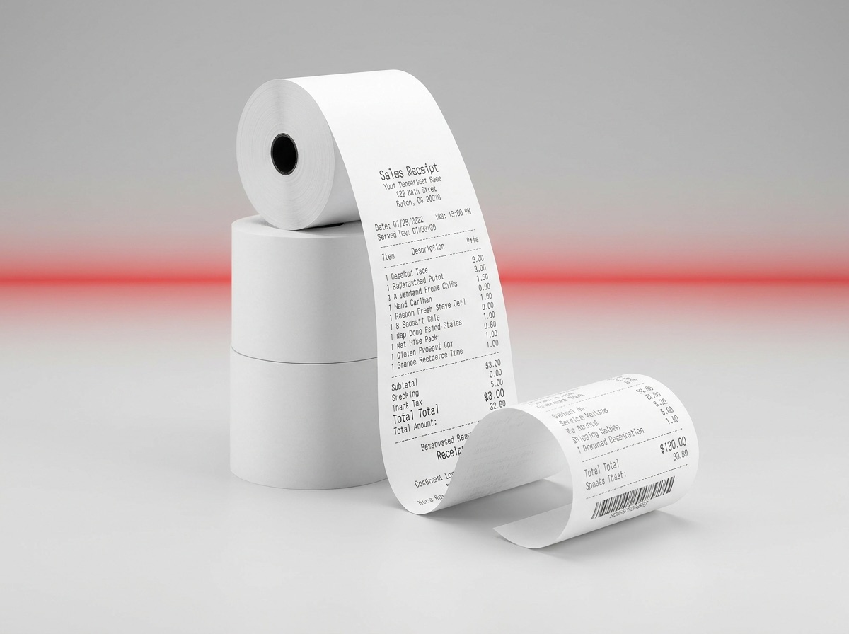 Rollos de papel térmico para ticket