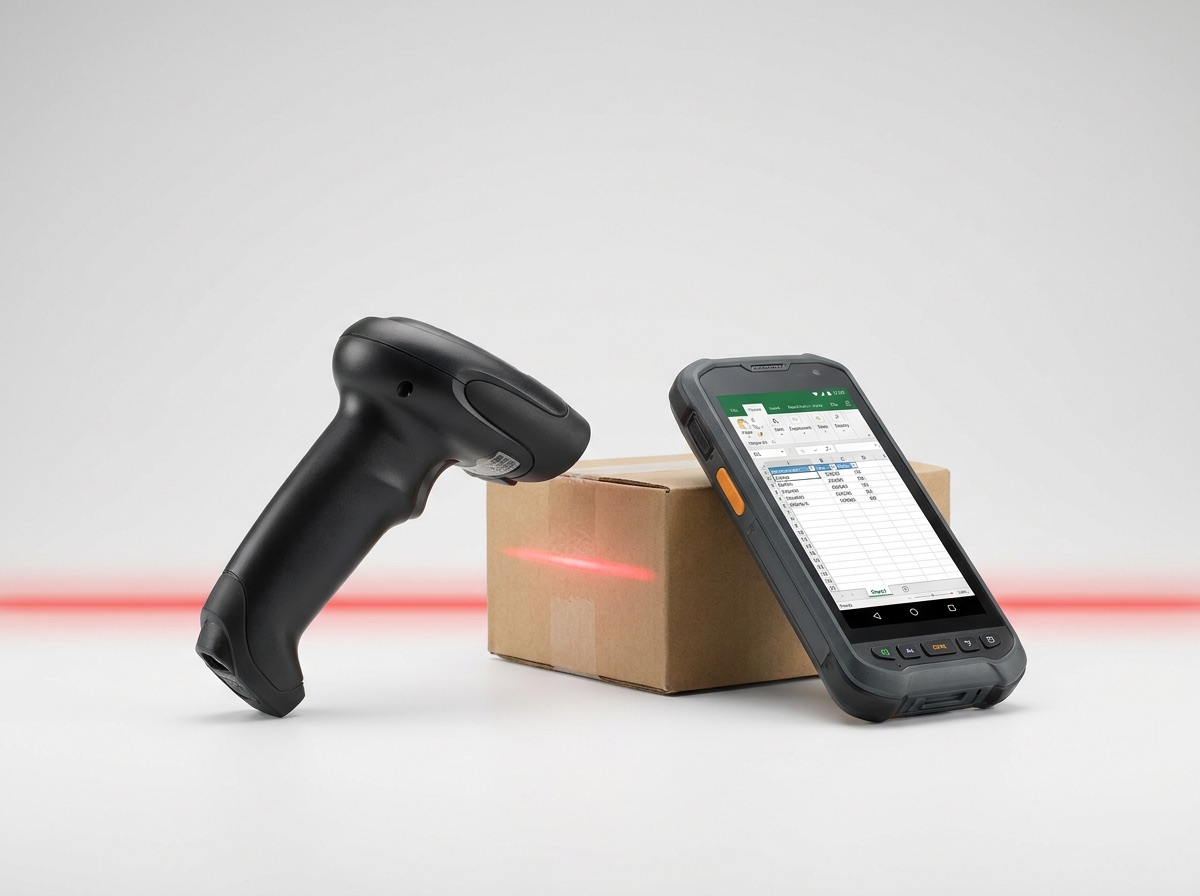 Scanner de código de barras y colector de datos